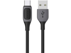 کابل شارژ سریع یواس بی به تایپ سی 3 آمپر یک متری یوسامز USAMS Type-C 3A Charging Cable US-SJ596