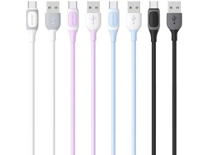 کابل شارژ سریع یواس بی به تایپ سی 3 آمپر یک متری یوسامز USAMS Type-C 3A Charging Cable US-SJ596