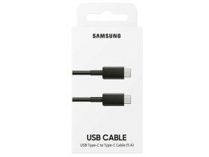 کابل سوپر فست شارژ دو سر تایپ سی اصلی یک متری سامسونگ Samsung 5A USB-C to USB-C Cable EP-DN975BBEGWW