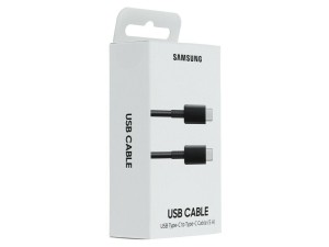 کابل سوپر فست شارژ دو سر تایپ سی اصلی یک متری سامسونگ Samsung 5A USB-C to USB-C Cable EP-DN975BBEGWW