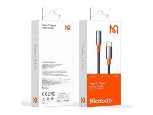 کابل تبدیل تایپ سی به AUX (جک 3.5 میلیمتری) مک دودو CA-7561 Lite McDoDo Audio Cable Type-C To DC 3.5