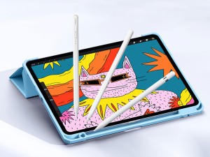 کاور کلاسوری آیپد 10 همراه با جای قلم بیسوس Baseus Minimalist Series IPad 10 (2022) 10.9&quot; protective case