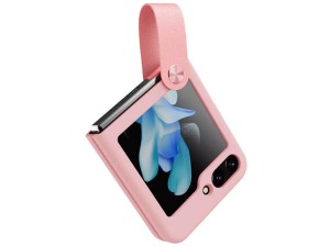 قاب سامسونگ زد فیلیپ 5 نیلکین Nillkin Flex Flip Finger Strap liquid silicone phone case Samsung Galaxy Z Flip 5