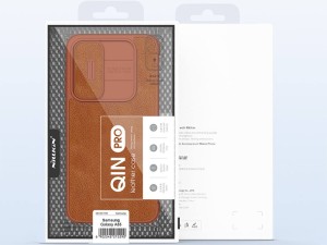 قاب کلاسوری گوشی سامسونگ گلکسی آ 55 نیلکین Qin Pro Series Leather