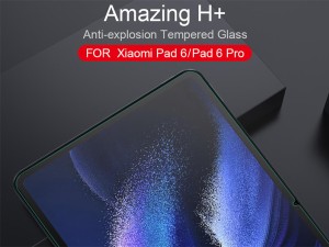 گلس شیشه ای تبلت شیائومی پد 6 و پد 6 پرو نیلکین Nillkin Xiaomi Pad 6/Pad 6 Pro H+ Anti-explosion Tempered Glass