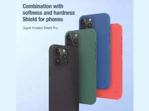 قاب محافظ آیفون 15 پرومکس نیلکین Nillkin Apple iPhone 15 Pro max Super Frosted Shield Pro cover