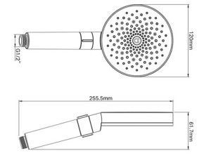 سردوش حمام میجیا شیائومی Xiaomi Mijia supercharged hand shower MJZYSCHS01DB