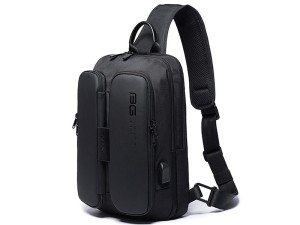 کوله پشتی تک بند یو اس بی دار بنج BANGE BG-7079 Multi-function Men&#39;s Crossbody Bag Backpack