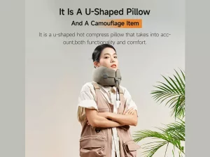 بالش مسافرتی دورگردنی و کمپرس گرم گردن شیائومی Xiaomi Repor Rp-R5 Travel pillow