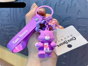 جاکلیدی و آویز کیف طرح خرس مهربان سری Care Bears