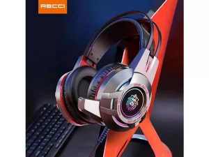 هدفون سیمی گیمینگ با جک 3.5 میلی‌متری رسی Recci REP-L22 3.5mm gaming earphones headphone