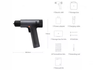 دریل پیچ‌گوشتی شارژی شیائومی Xiaomi MIJIA Cordless Electric Drill Kit Electric Screwdriver MJWSZNJYDZ001QW