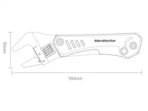 چاقو آچار چند کاره شیائومی Xiaomi Mas craftsman multi-function wrench knife MSHW001