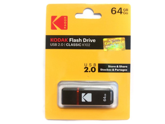 فلش مموری کداک مدل K102 ظرفیت 64 گیگابایت