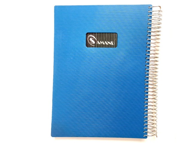 دفتر 200 برگ طلقی جلد ساده کد 588