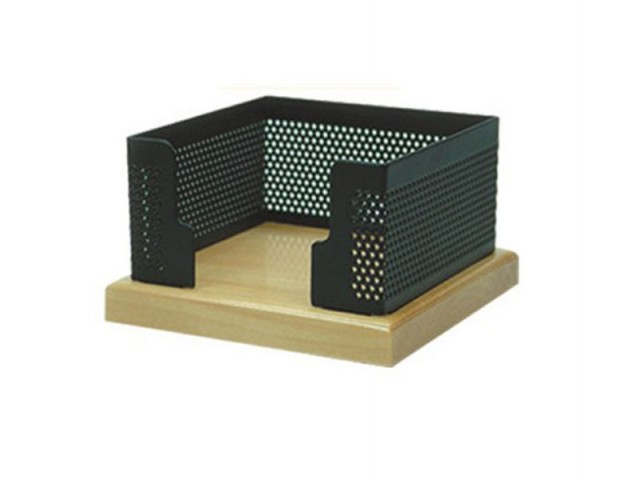 جای کاغذ یادداشت چوب فلز مدل WW-04