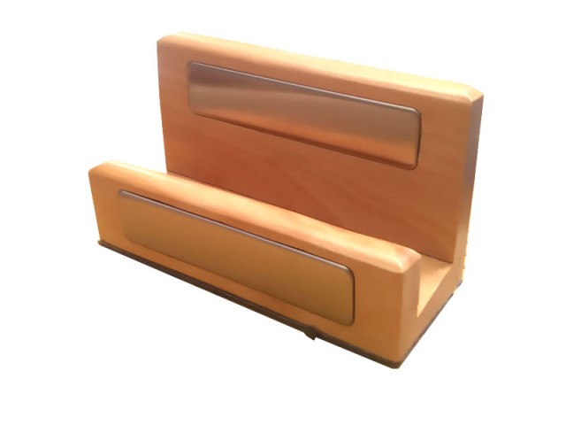 جای کارت ویزیت تمام چوب رنگ چوب