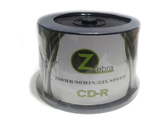 سی دی زبرا بسته 50 عددی