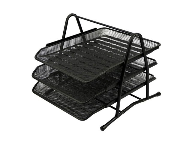 کازیه سه طبقه فلزی مشکی