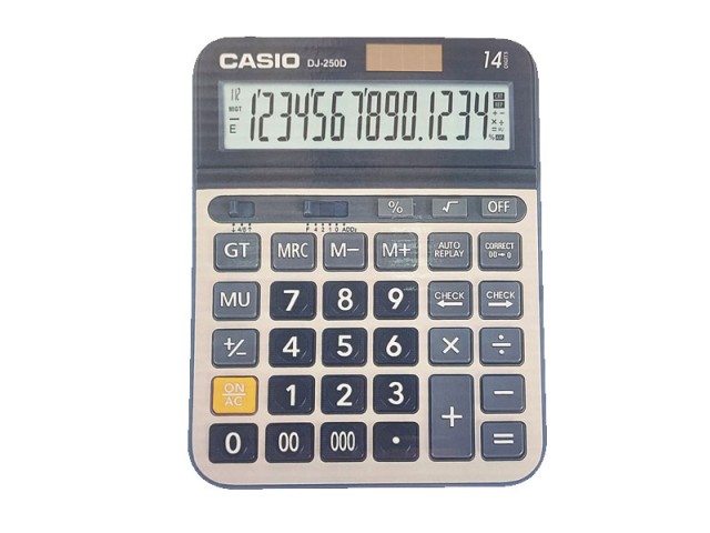 ماشین حساب کاسیو مدل DJ-250D