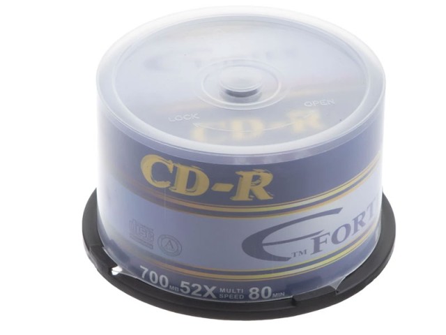 سی دی خام فورتکس مدل PC50MS بسته 50 عددی