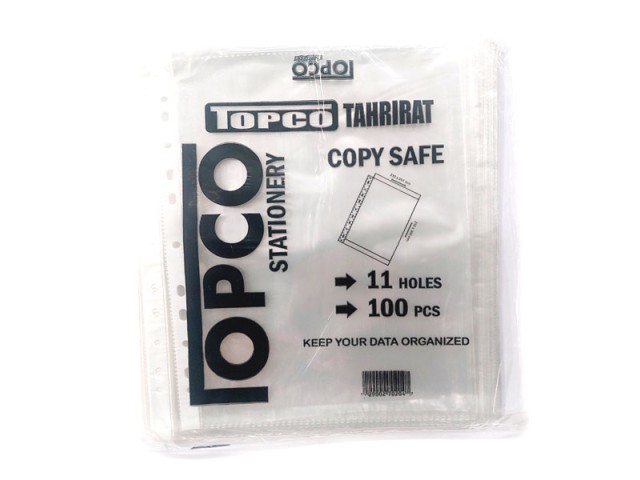 کاور A4 پلاستیکی تاپکو بسته 100 عددی