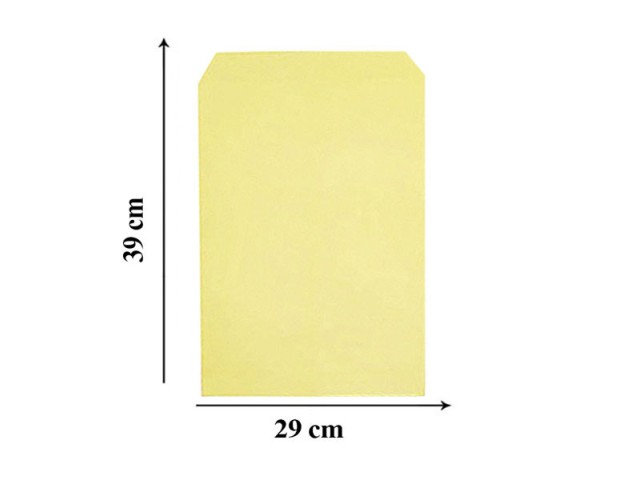 پاکت زرد A3 اداری بسته 250 عددی
