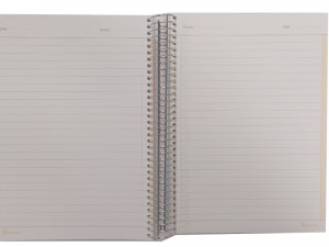 دفتر 100 برگ طلقی جلد ساده کد 556
