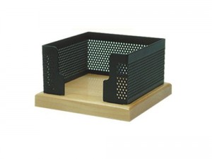جای کاغذ یادداشت چوب فلز مدل WW-04