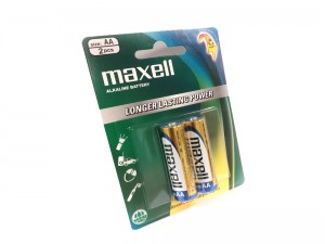 باتری آلکالاین قلمی maxell بسته 2 عددی
