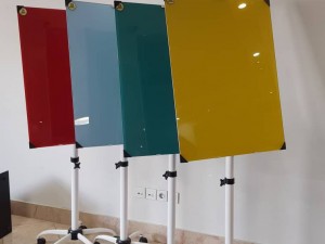 فلیپ برد 70×90 شیشه ای