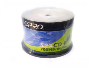سی دی خام EPRO باکسدار بسته 50 عددی