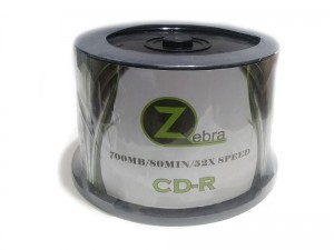 سی دی زبرا بسته 50 عددی