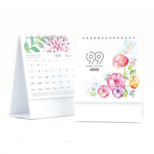 تقویم رومیزی مثلثی طرح گل کد 705