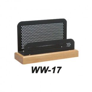 جای کارت ویزیت چوب فلز مدل WW-17