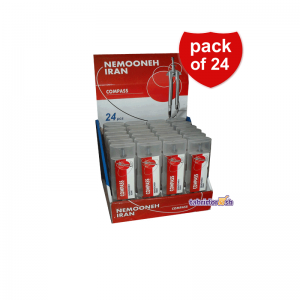 پرگار فلزی بسته 24 عدد