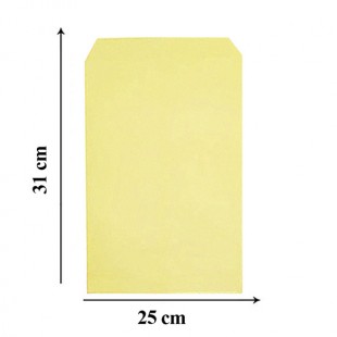پاکت A4 زرد کاتالوگی  بسته ۲۵۰ عددی