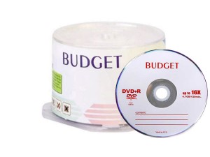 دی وی دی خام باجت مدل DVD-R بسته 50 عددی