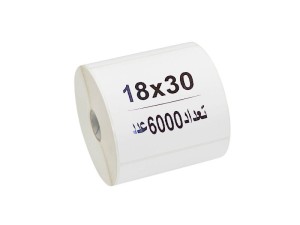 برچسب رول  30×18 میلیمتر