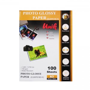 کاغذ فتوگلاسه 180 گرم A3