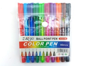 خودکار رنگی بسته 10 رنگ