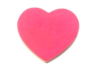 پست ایت طرح قلب سایز 7.5×7.5 سانتیمتر