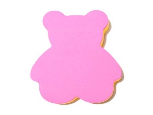 پست ایت طرح  خرس سایز 7.5×7.5 سانتیمتر