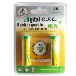 باطری شارژی قلمی CFL-1350mah