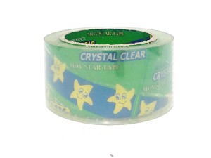 چسب پهن بی صدا کریستال 50 میکرون Moy Star 5cm