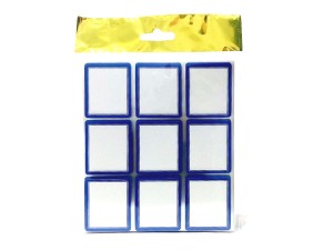 برچسب دور آبی سایز 4×3سانتیمتر مدل CHD