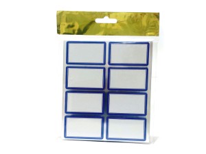 برچسب دور آبی سایز 4.5×3 سانتیمتر مدل CHD