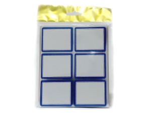 برچسب دور آبی سایز 4.5×3.5سانتیمتر مدل CHD