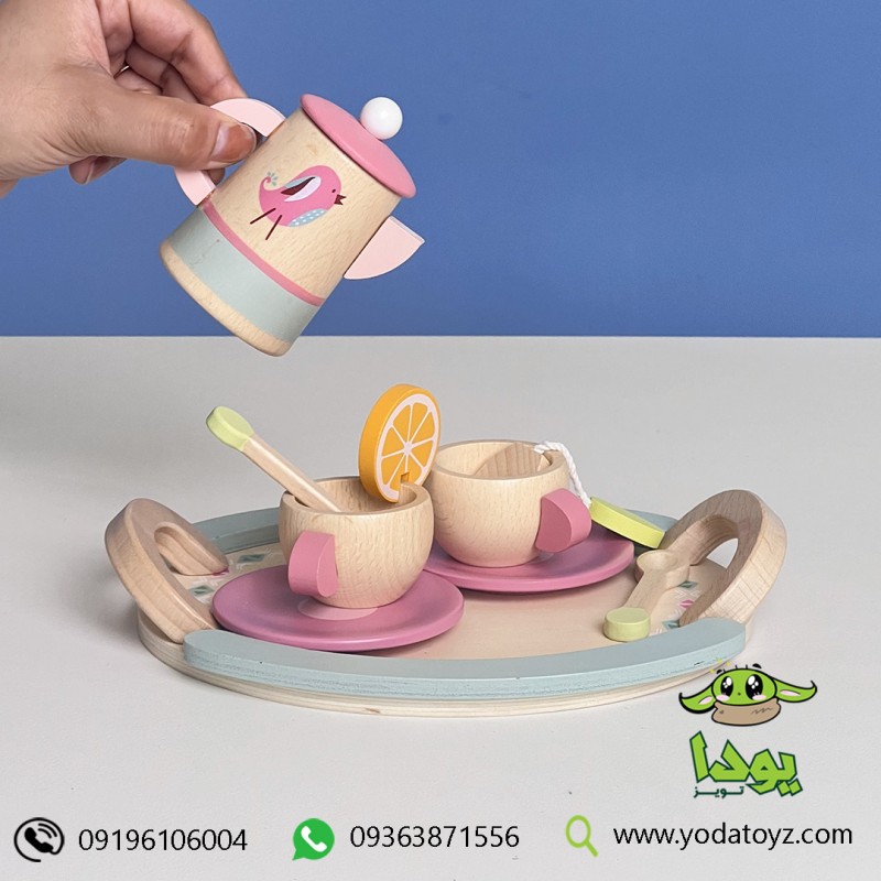 ست چای خوری چوبی وارداتی برند پیکاردو picardo