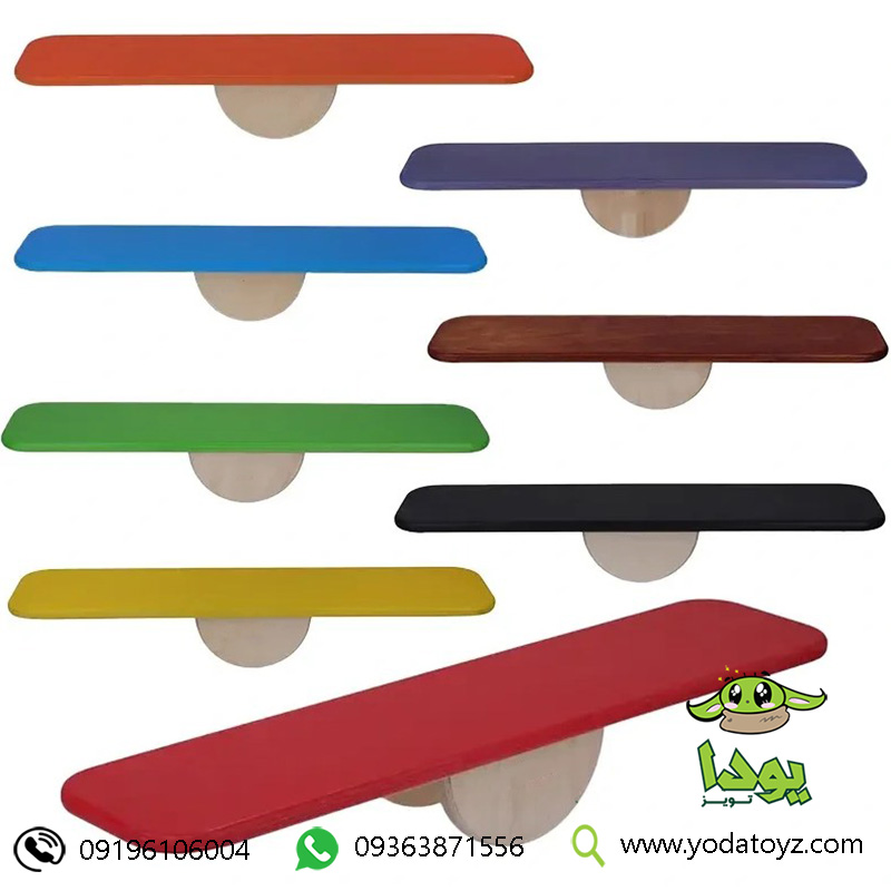تخته تعادلی چوبی کودکان یا تخته الاکلنگی